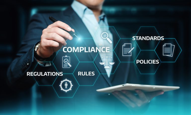 compliance and policy or policies in the company setting standards in the workplace under legal law regulations and rules