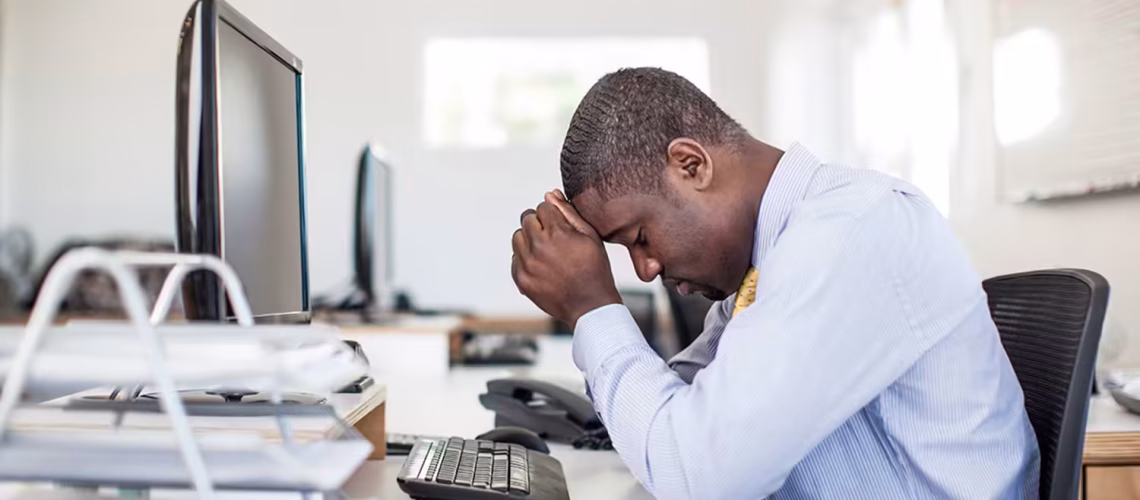 mental wellbeing health wellness stressed_sad_upset_employee stressful work environment unhappy worker employee
