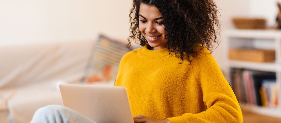 Woman on laptop
