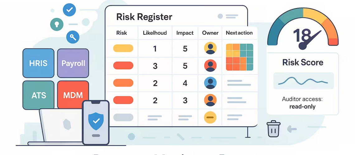 risk register protect monitor prove