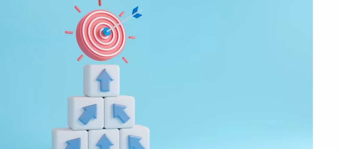 target aim goals work towards success efficiency effective organisation leadership