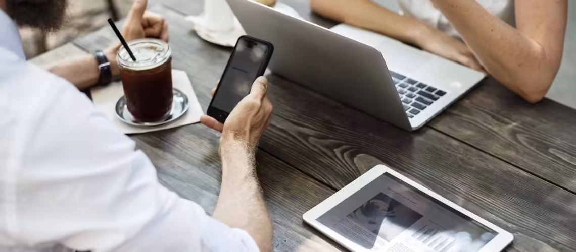 team meeting of strategy and planning while remote working and flexibility in work hours is current with new technology abilities