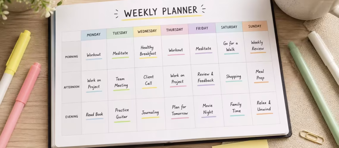 weekly planner