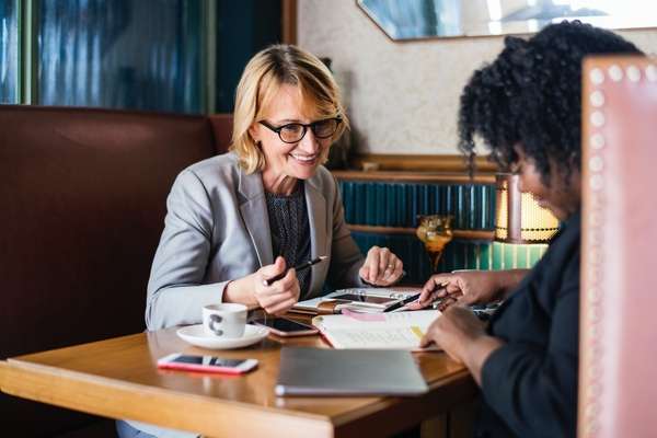 Business meeting woman growth coaching mentoring